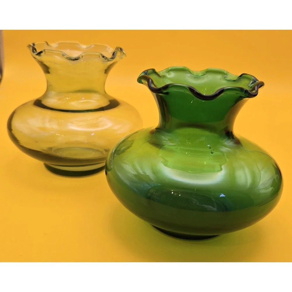 Two Vintage Vases Small 3.25